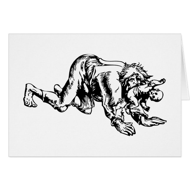 Werewolf Eende Baby (Voorkant Horizontaal)