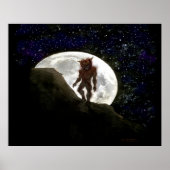 Werewolf en Full Moon Poster (Voorkant)
