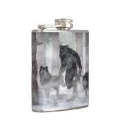 Werewolf en Wolven Heupfles (Rechts)