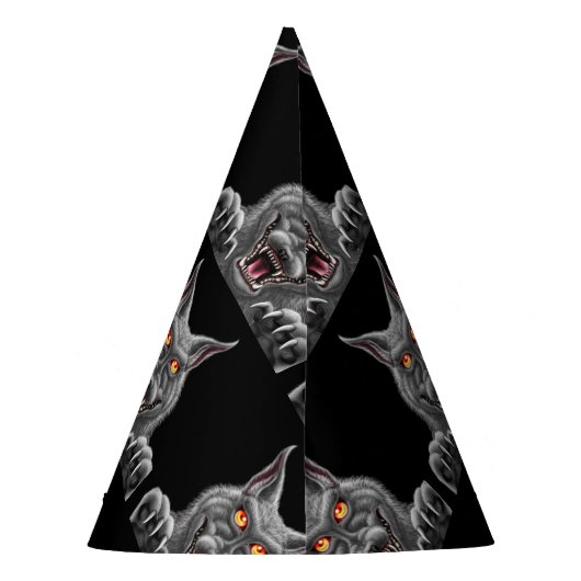 Werewolf Feesthoedjes (Achterkant)