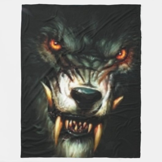 WEREWOLF FLEECE DEKEN (Voorkant)