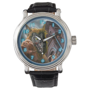 Werewolf Full Moon Horloge