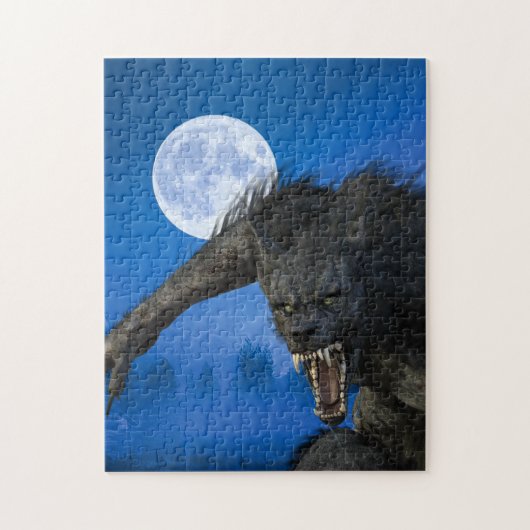 Werewolf Full Moon Legpuzzel (Verticaal)