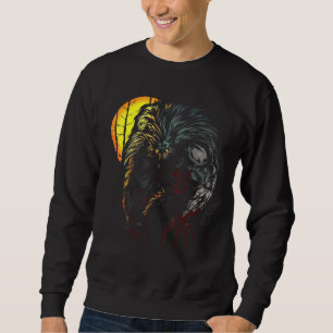 Werewolf Full Moon Lycan Mythology Easy Halloween Trui