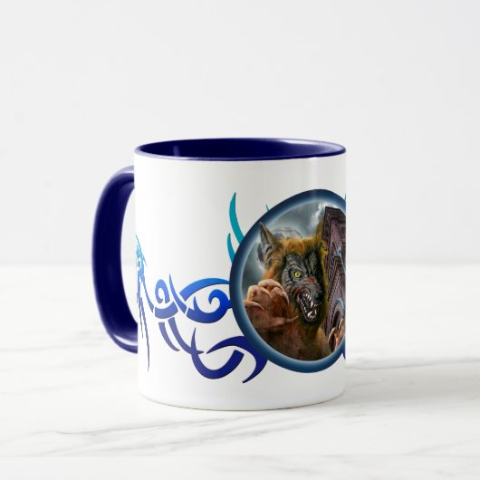 Werewolf Full Moon Mok (Voorkant links)