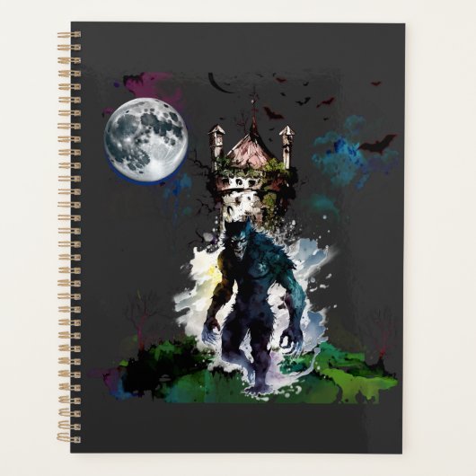 Werewolf Full Moon Planner (Voorkant)