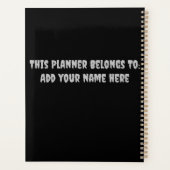 Werewolf Full Moon Planner (Achterkant)