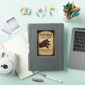 Werewolf Fur Tonic - Halloween Apotheek Label (iPad Cover)