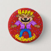 Werewolf Halloween Button (Voorkant)