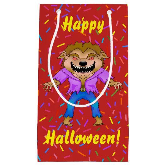 Werewolf Halloween Cadeautas (Voorkant)