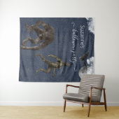 Werewolf Halloween-feest achtergronddecoratie Wandkleed (In Situ (horizontaal))