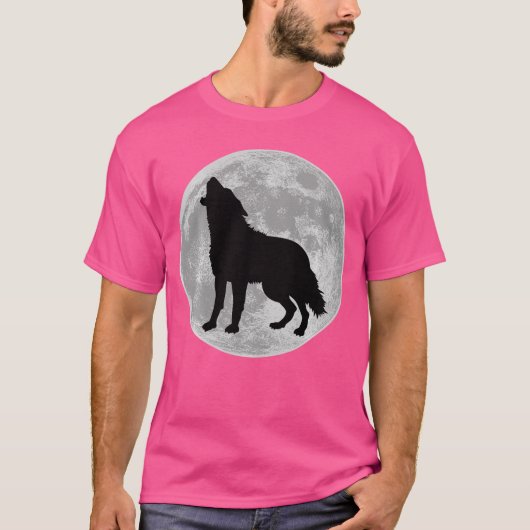 Werewolf Halloween Full Moon Scary Wolf Horror Laz T-shirt (Voorkant)