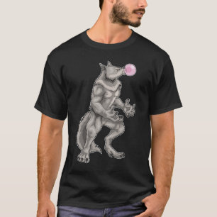 Werewolf Halloween Kauwgom T-shirt