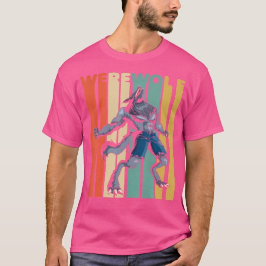 Werewolf Halloween T-shirt (Voorkant)