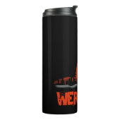 Werewolf Halloween Thermosbeker (Gedraaid links)