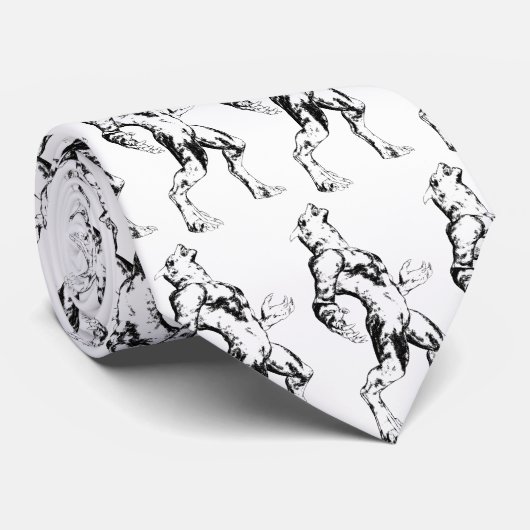 Werewolf houdt Stropdas (Opgerold)