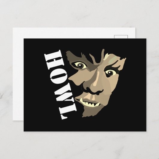 Werewolf, Howl Briefkaart (Voorkant / Achterkant)