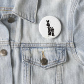 Werewolf in een Fancy dress Ronde Button 5,7 Cm (In situ)