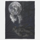 WEREWOLF in het MOONLIGHT Fleece Deken (Voorkant)