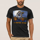 Werewolf in Pumpkin Patch T-shirt (Voorkant)
