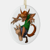 Werewolf Keramisch Ornament (Rechts)