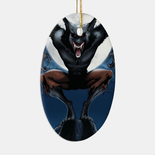 Werewolf Keramisch Ornament (Rechts)