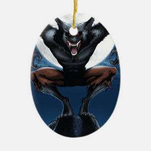 Werewolf Keramisch Ornament