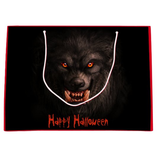 Werewolf (Lycanthropy) Halloween Groot Cadeauzakje (Voorkant)