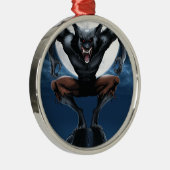 Werewolf Metalen Ornament (Rechts)