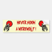 Werewolf Moon Bumpersticker (Voorkant)