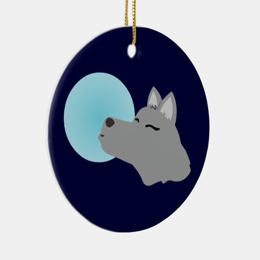 Werewolf Moon Keramisch Ornament (Rechts)