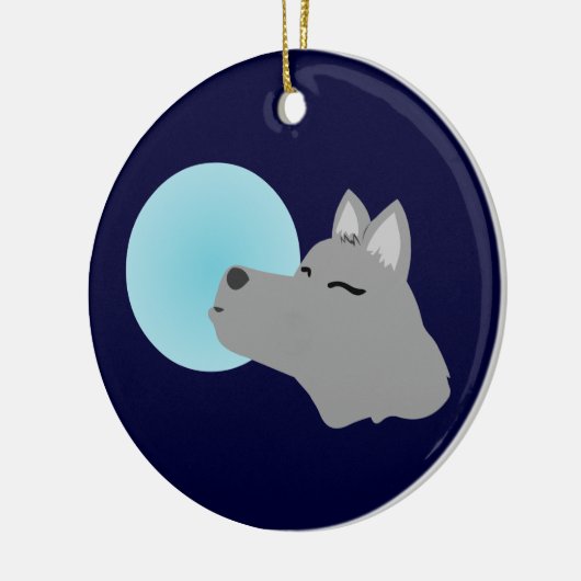 Werewolf Moon Keramisch Ornament (Links)