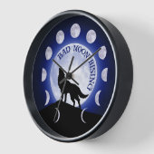 Werewolf Moon Phase Bad Moon Clock (Hoek)