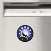 Werewolf Moon Phase Magnet (Insitu (Vaatwasser))