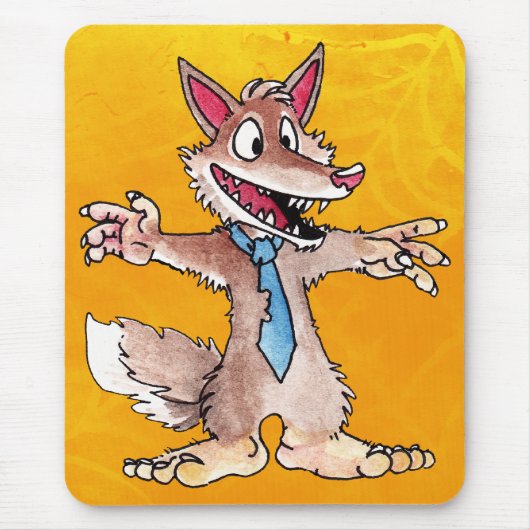 Werewolf Mousepad Muismat (Voorkant)