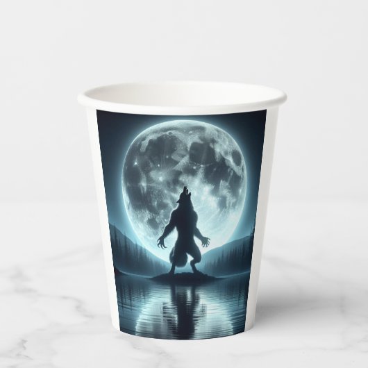 Werewolf Papieren Bekers (Voorkant)