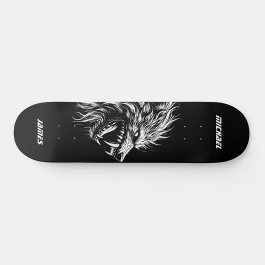 Werewolf Personalized Persoonlijk Skateboard (Horizontaal)