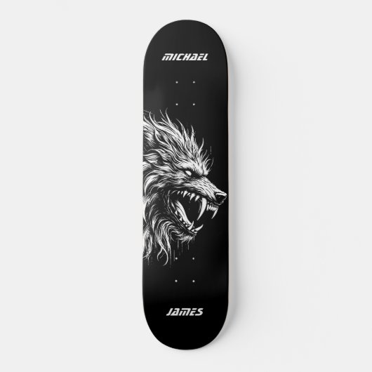 Werewolf Personalized Persoonlijk Skateboard (Voorkant)
