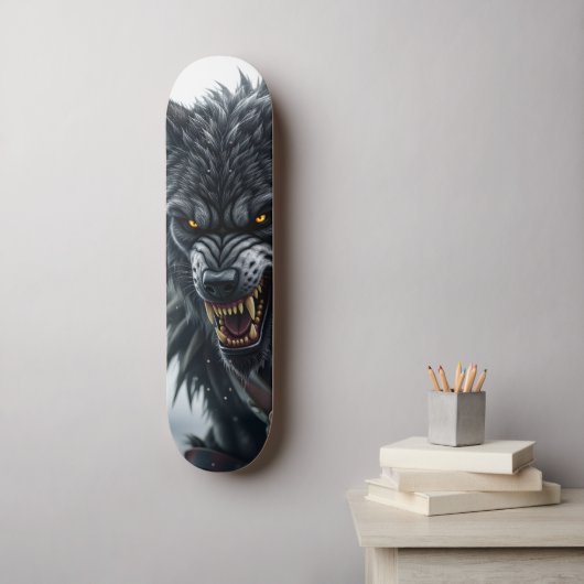 Werewolf Persoonlijk Skateboard (Muurkunst)