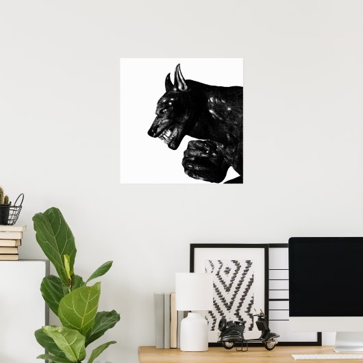 Werewolf Poster (Thuiskantoor)