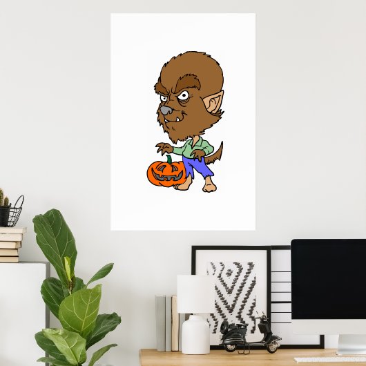 Werewolf Poster (Thuiskantoor)