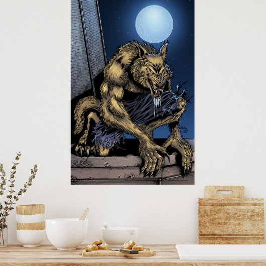 Werewolf-poster Poster (Keuken)