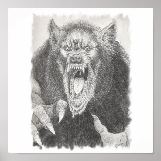 Werewolf-Poster Poster (Voorkant)