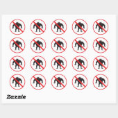Werewolf Ronde Sticker (Vel)