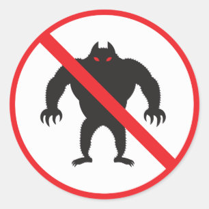 Werewolf Ronde Sticker