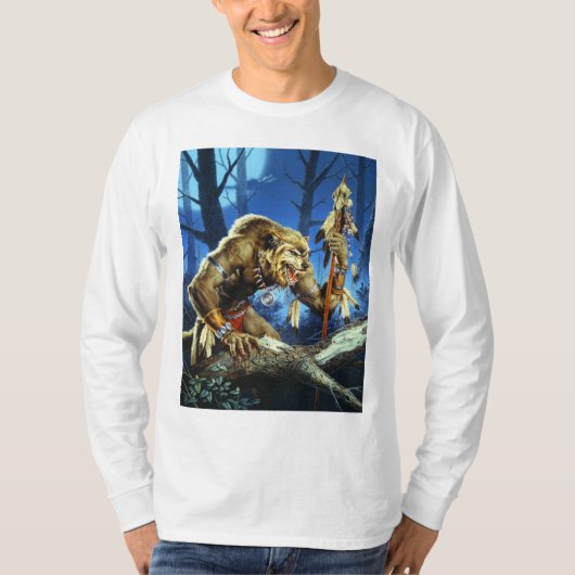 Werewolf Shaman van de rest T-shirt (Voorkant)