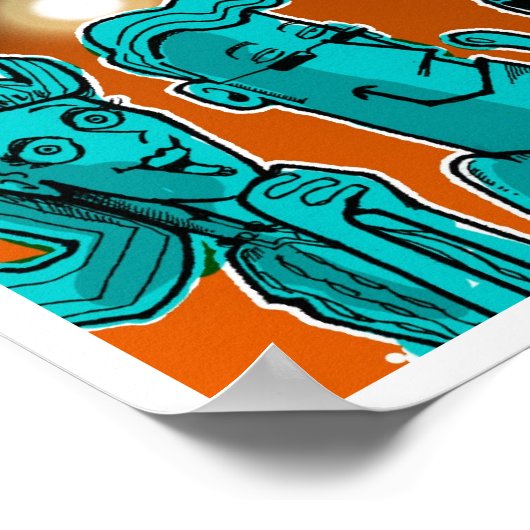 Werewolf Skater Poster (Hoek)