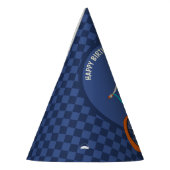 Werewolf Skeleton on a BMX Bike Boys Birthday Feesthoedjes (Links)