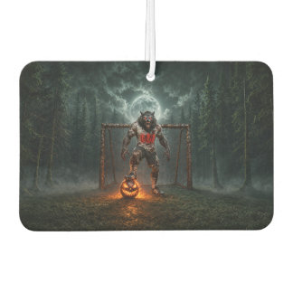 Werewolf Soccer Player Halloween Horror Art Luchtverfrisser