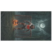 Werewolf Soccer Player Halloween Horror Art Tafelkleed (Voorkant (Horizontaal))